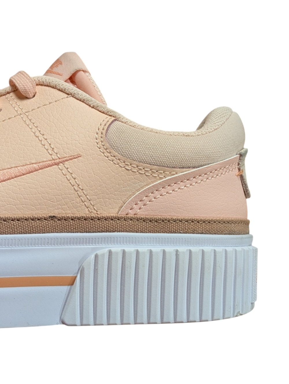 Nike Womens Court Legacy Lift Platform Sneakers Washed Coral Size 8 - Picture 7 of 11